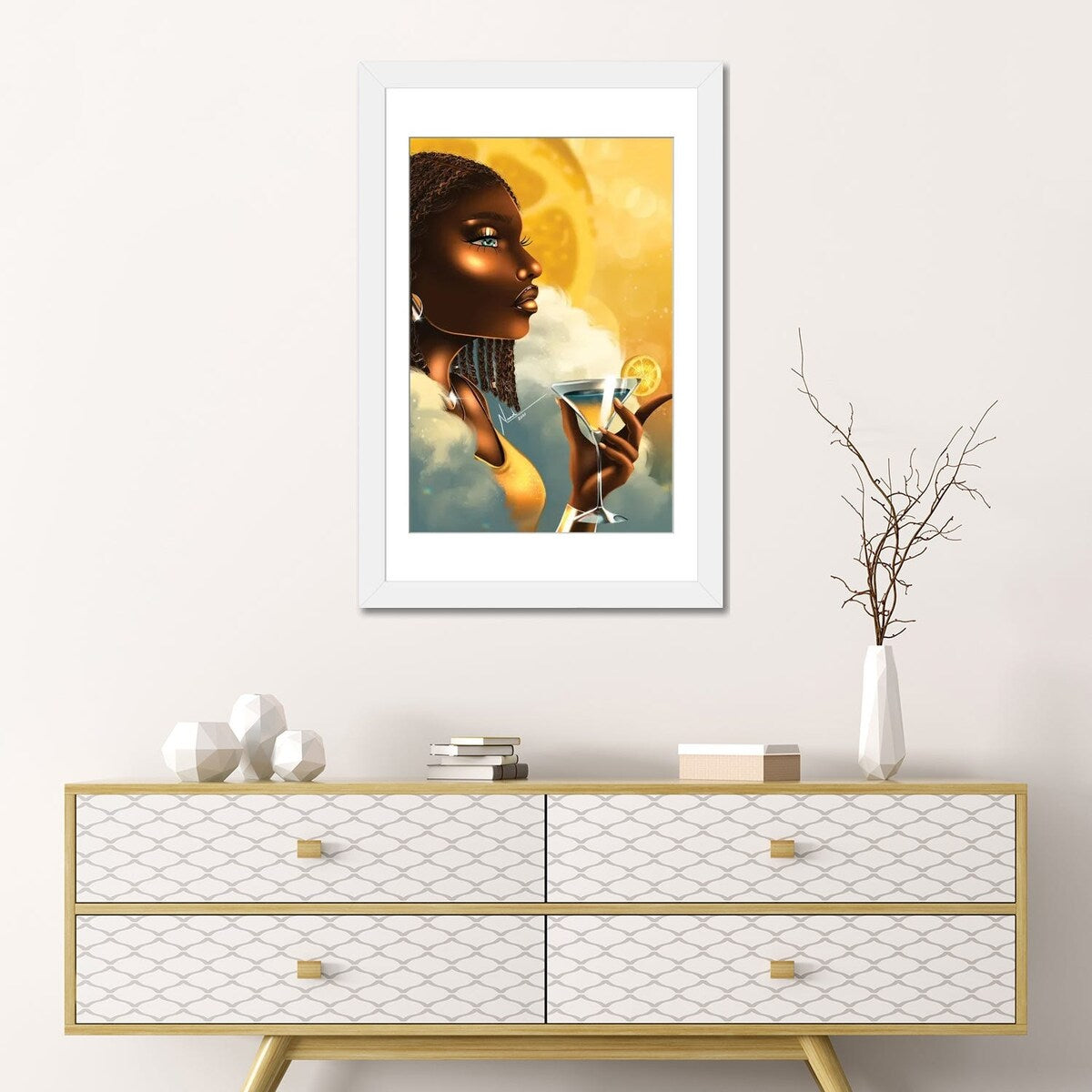 iCanvas "Lemon Martini" by Nandi L. Fernandez