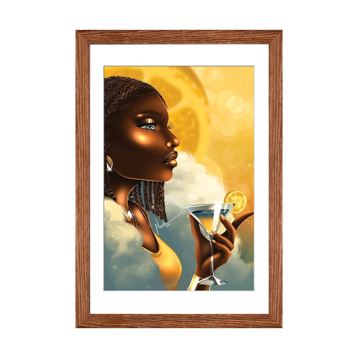 iCanvas "Lemon Martini" by Nandi L. Fernandez