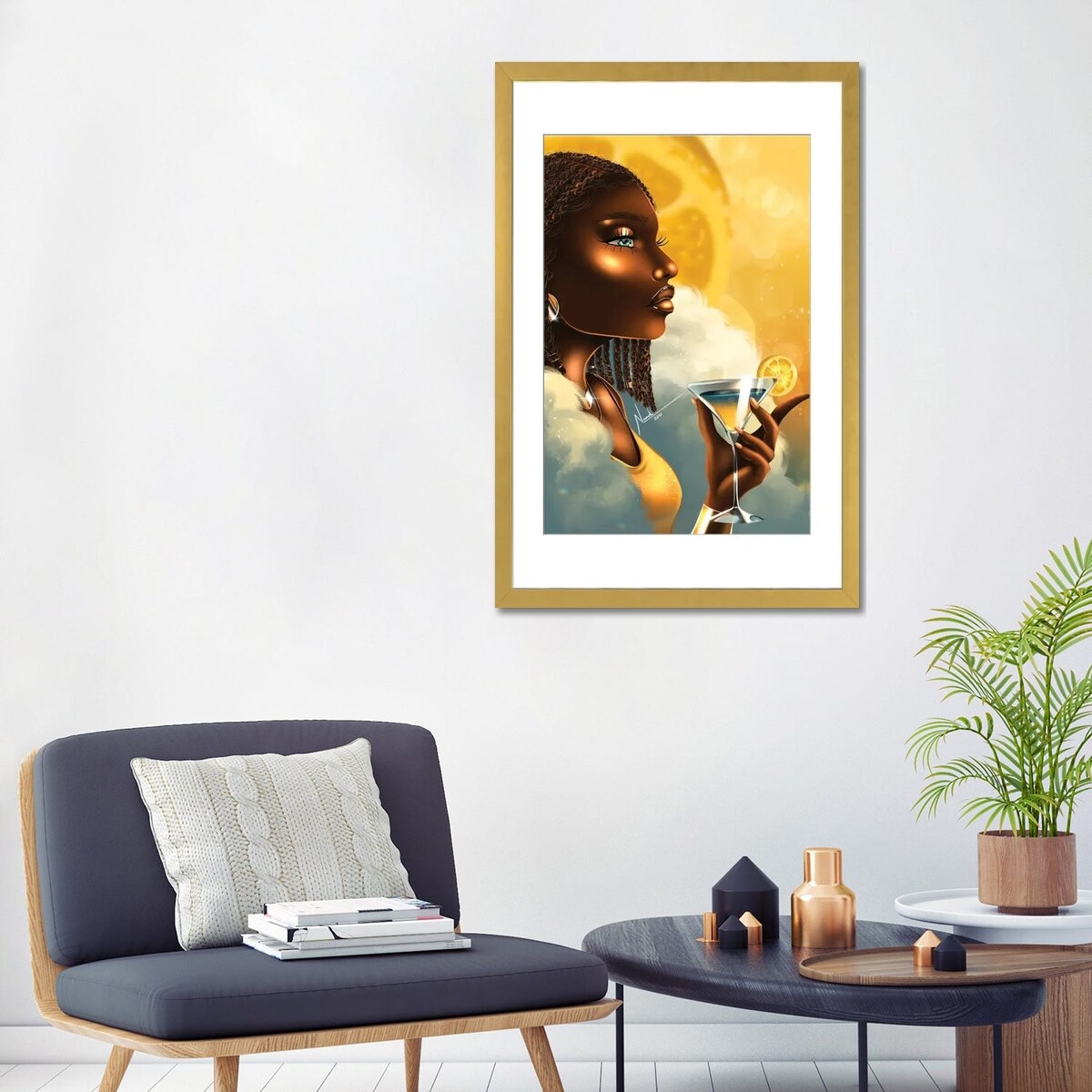 iCanvas "Lemon Martini" by Nandi L. Fernandez