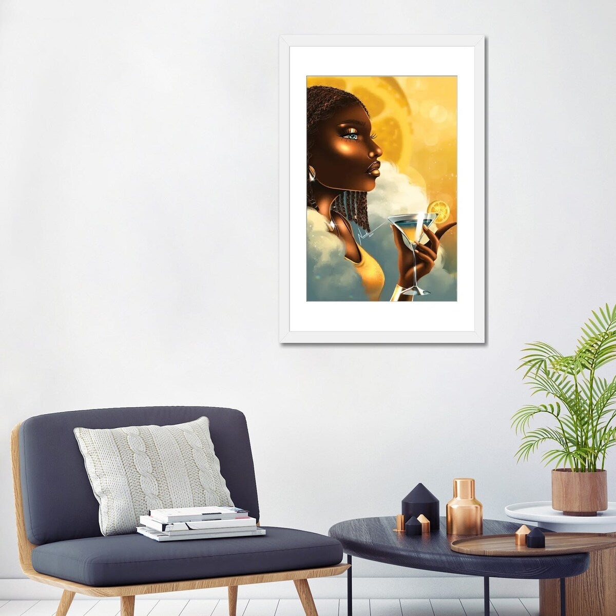 iCanvas "Lemon Martini" by Nandi L. Fernandez