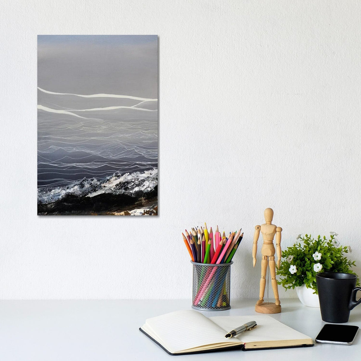 iCanvas "Let Us Pause I" by Novi Lim Canvas Print