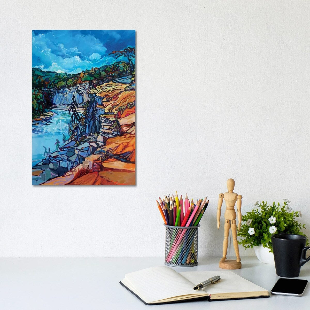 iCanvas "Letchworth September" by Judy Hodge Canvas Print