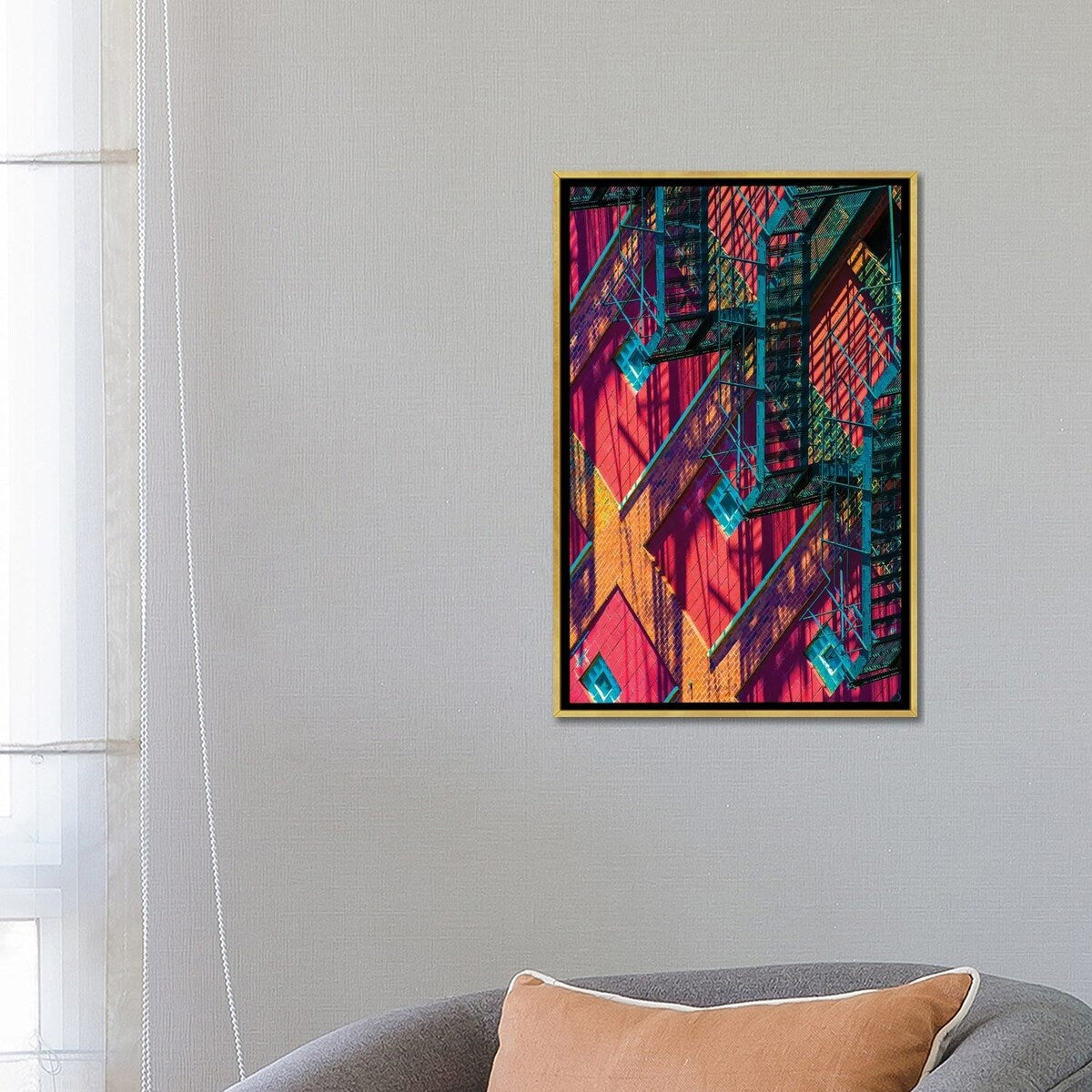 iCanvas "Life Is Beautiful" by Raymond Kunst Framed