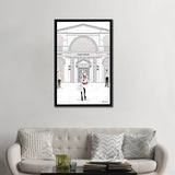 iCanvas "Lisa Louis Vuitton" by So Loretta Framed Canvas Print
