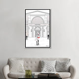 iCanvas "Lisa Louis Vuitton" by So Loretta Framed Canvas Print