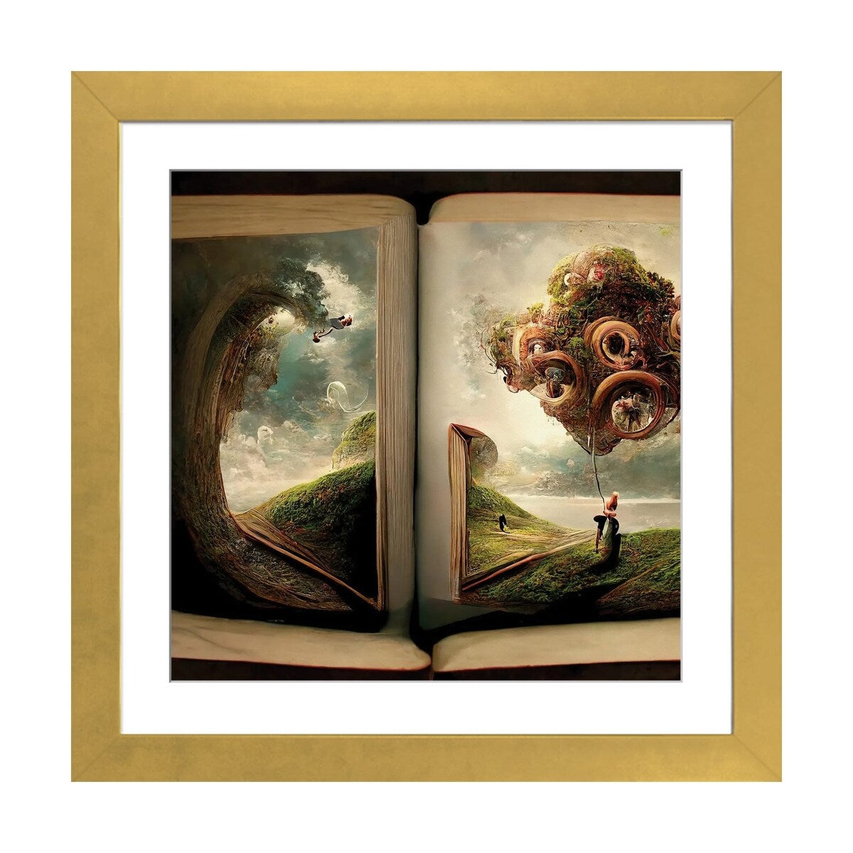 iCanvas "Literary Escape Hatches IV" by Graeme Cornies