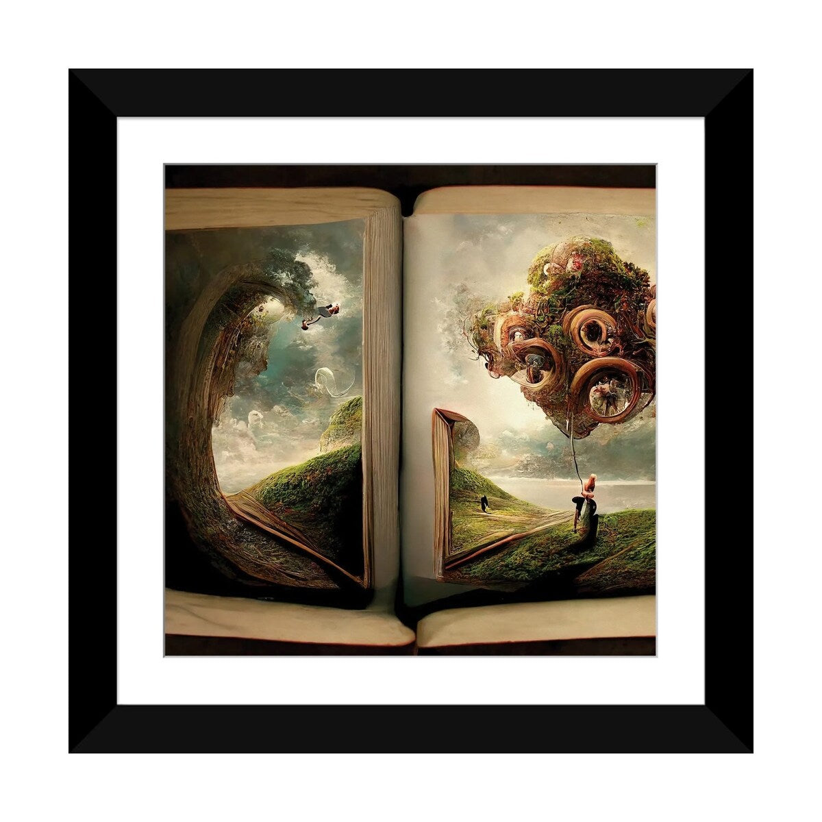 iCanvas "Literary Escape Hatches IV" by Graeme Cornies