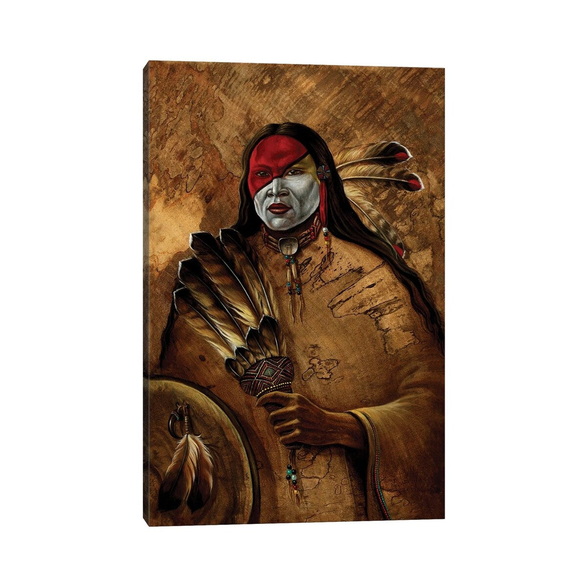 iCanvas "Little Hawk" by David Joaquin Canvas Print