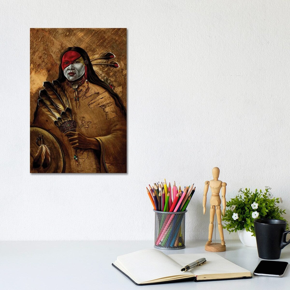 iCanvas "Little Hawk" by David Joaquin Canvas Print
