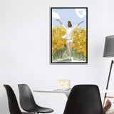 iCanvas "Live Life In Full Bloom - No Text" by Heather Stillufsen Framed