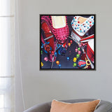 iCanvas "Louboutins & Ring Pops" by Julia Ryan Framed