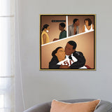 iCanvas "Love And Basketball" by Khia A. Framed Canvas Print