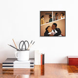 iCanvas "Love And Basketball" by Khia A. Framed Canvas Print