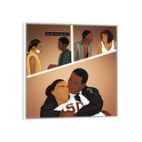iCanvas "Love And Basketball" by Khia A. Framed Canvas Print