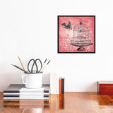 iCanvas "Love Birds" by Erin Clark Framed Canvas Print