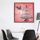 iCanvas "Love Birds" by Erin Clark Framed Canvas Print