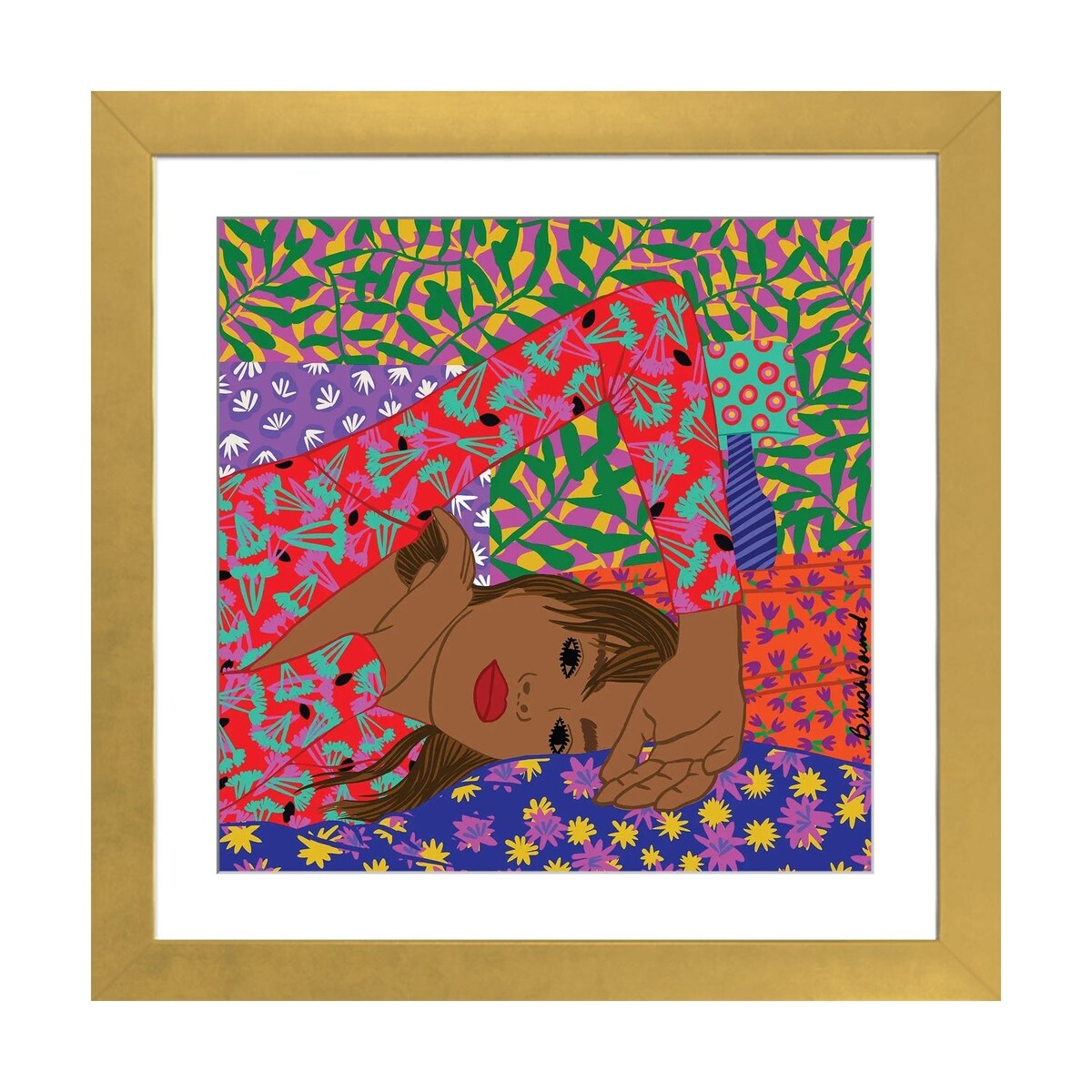 iCanvas "Love Girl" by BrushBound