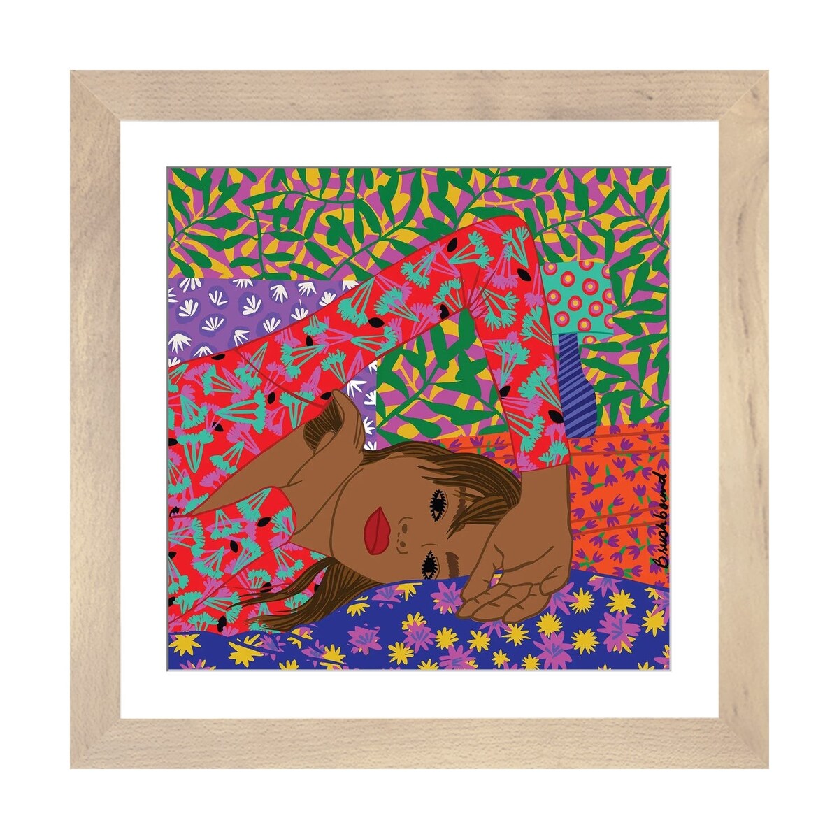 iCanvas "Love Girl" by BrushBound