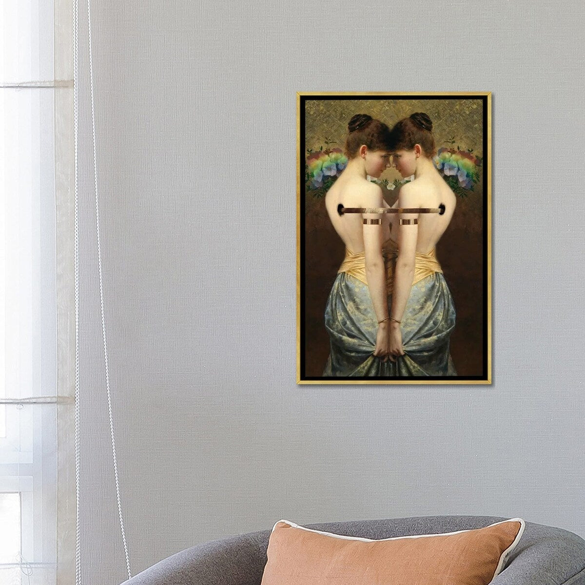 iCanvas "Love Is Love" by Kerstin Jedwill Framed Canvas Print