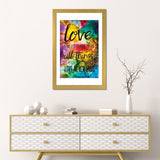 iCanvas "Love Never Ends" by Ivan Guaderrama