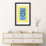 iCanvas "Love Ticket" by Jaymie Metz