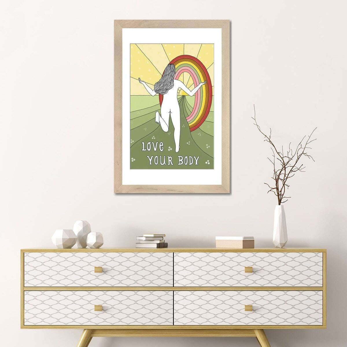 iCanvas "Love Your Body" by Helma Speksnijder