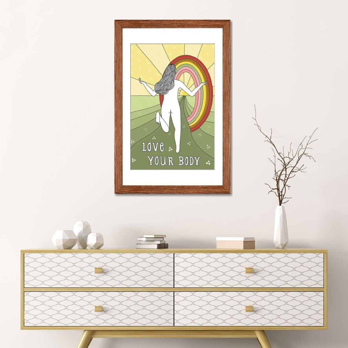 iCanvas "Love Your Body" by Helma Speksnijder