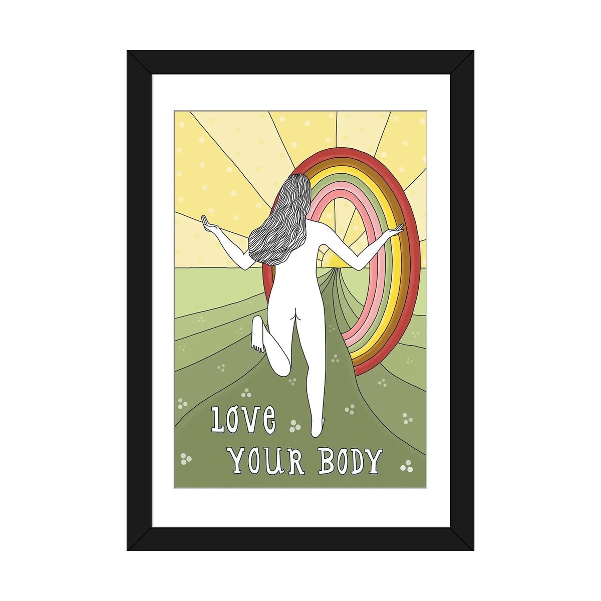 iCanvas "Love Your Body" by Helma Speksnijder