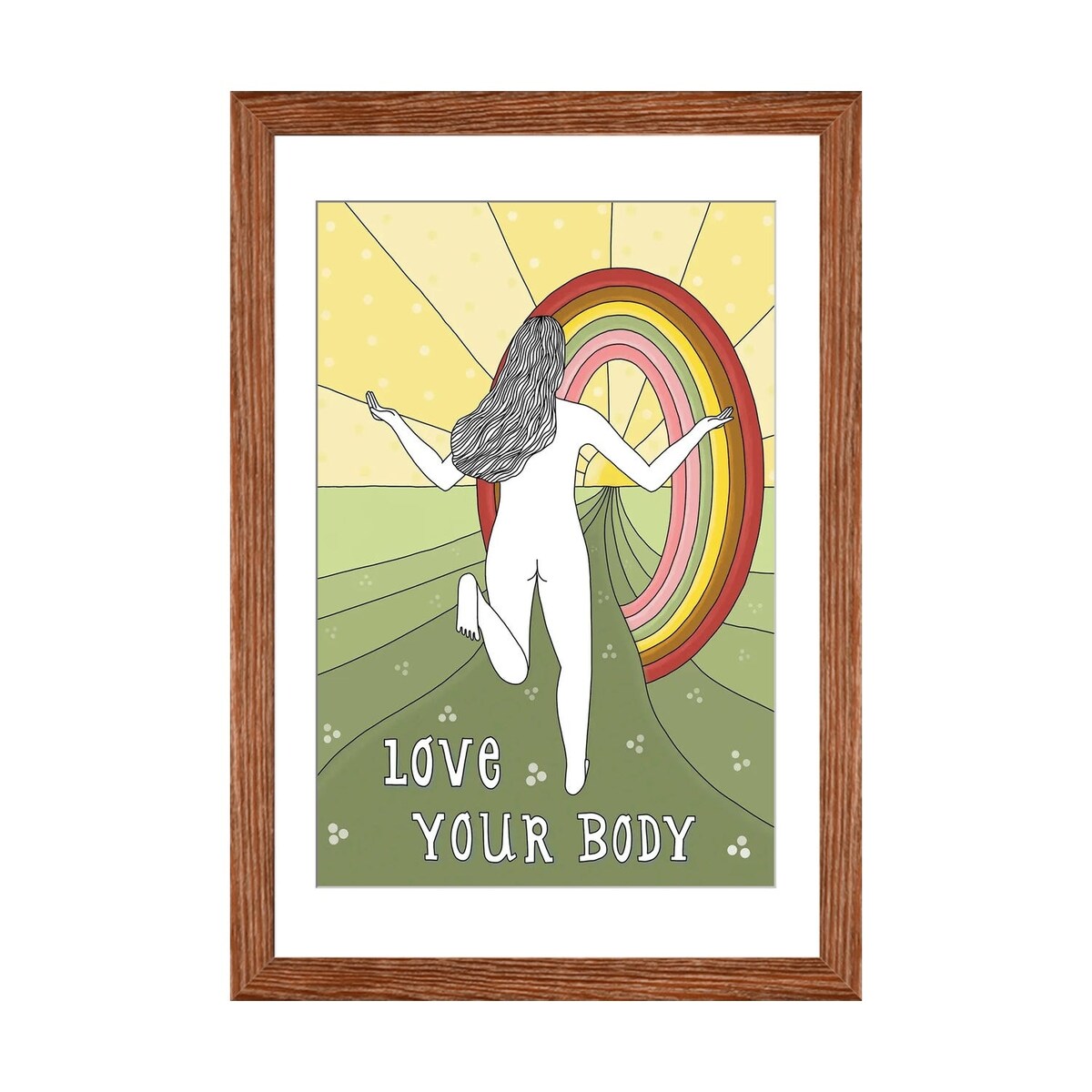 iCanvas "Love Your Body" by Helma Speksnijder