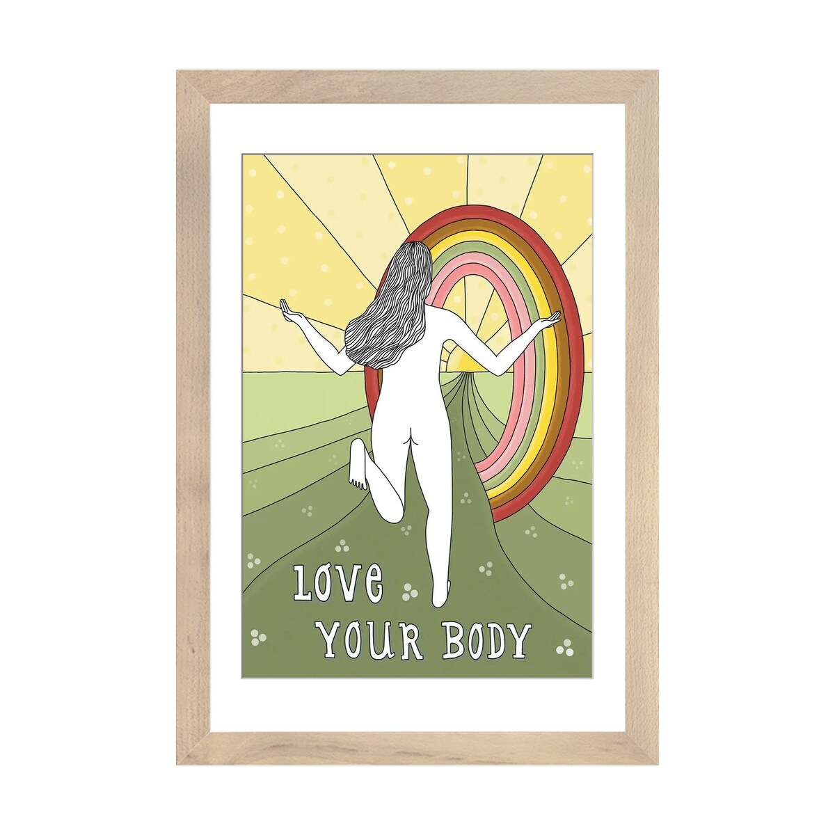 iCanvas "Love Your Body" by Helma Speksnijder