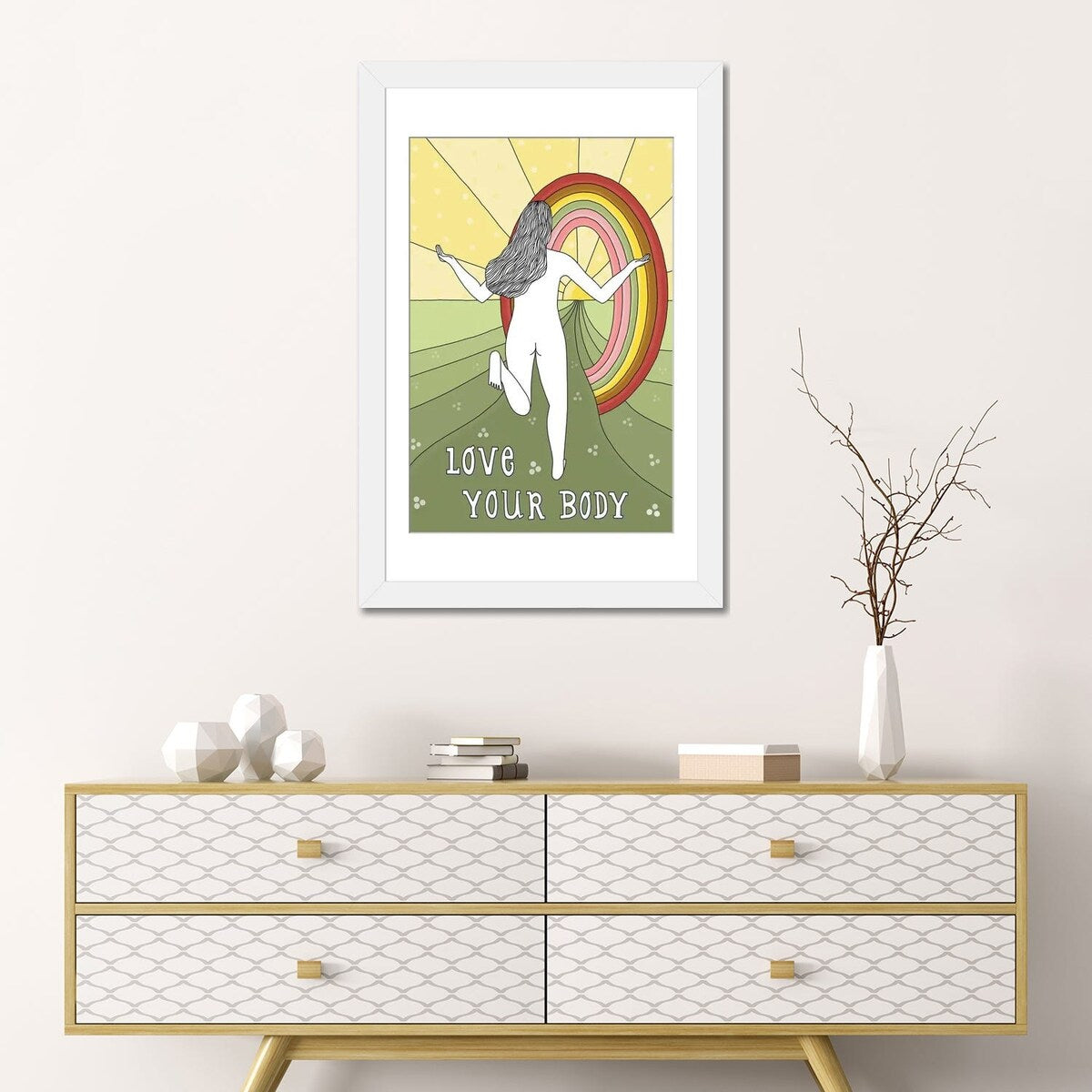 iCanvas "Love Your Body" by Helma Speksnijder