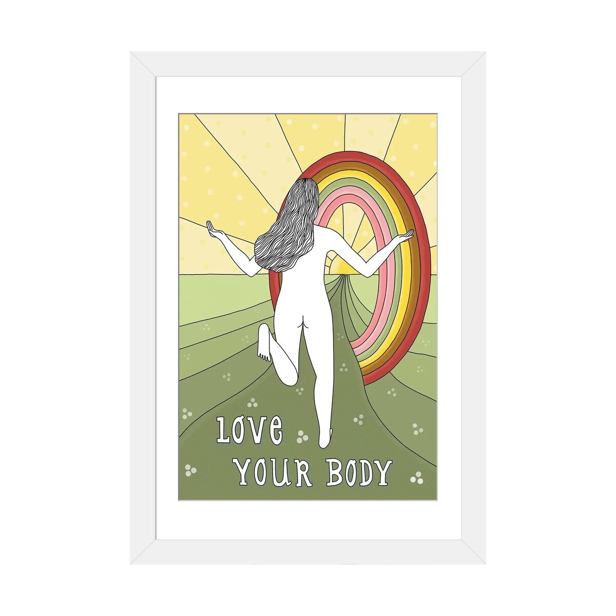 iCanvas "Love Your Body" by Helma Speksnijder