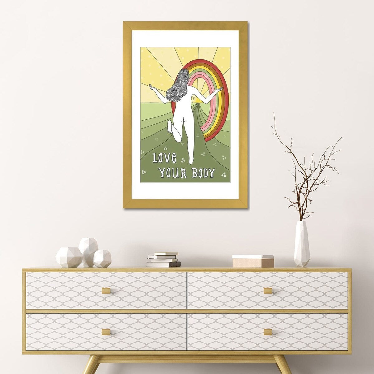 iCanvas "Love Your Body" by Helma Speksnijder