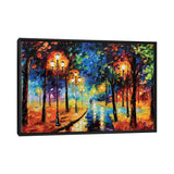 iCanvas "Lovely Park Night" by Daniel Wall Framed Canvas Print