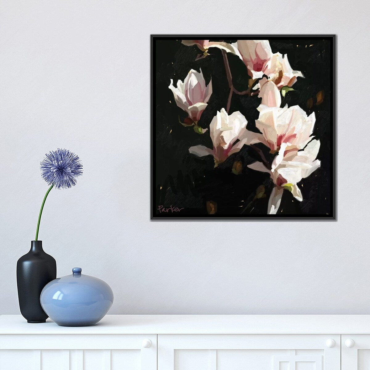 iCanvas "Magnolia Drama" by Teddi Parker Framed