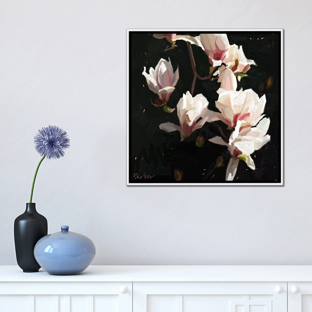 iCanvas "Magnolia Drama" by Teddi Parker Framed