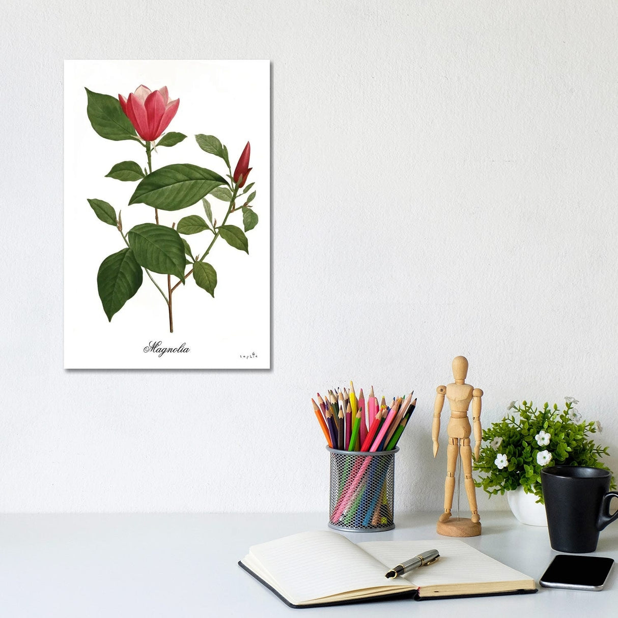 iCanvas "Magnolia" by Sophie 6 Canvas Print