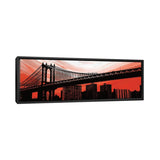 iCanvas "Manhattan Bridge Aura" by Erin Clark Framed