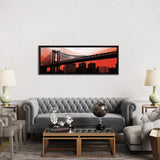 iCanvas "Manhattan Bridge Aura" by Erin Clark Framed