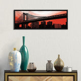 iCanvas "Manhattan Bridge Aura" by Erin Clark Framed