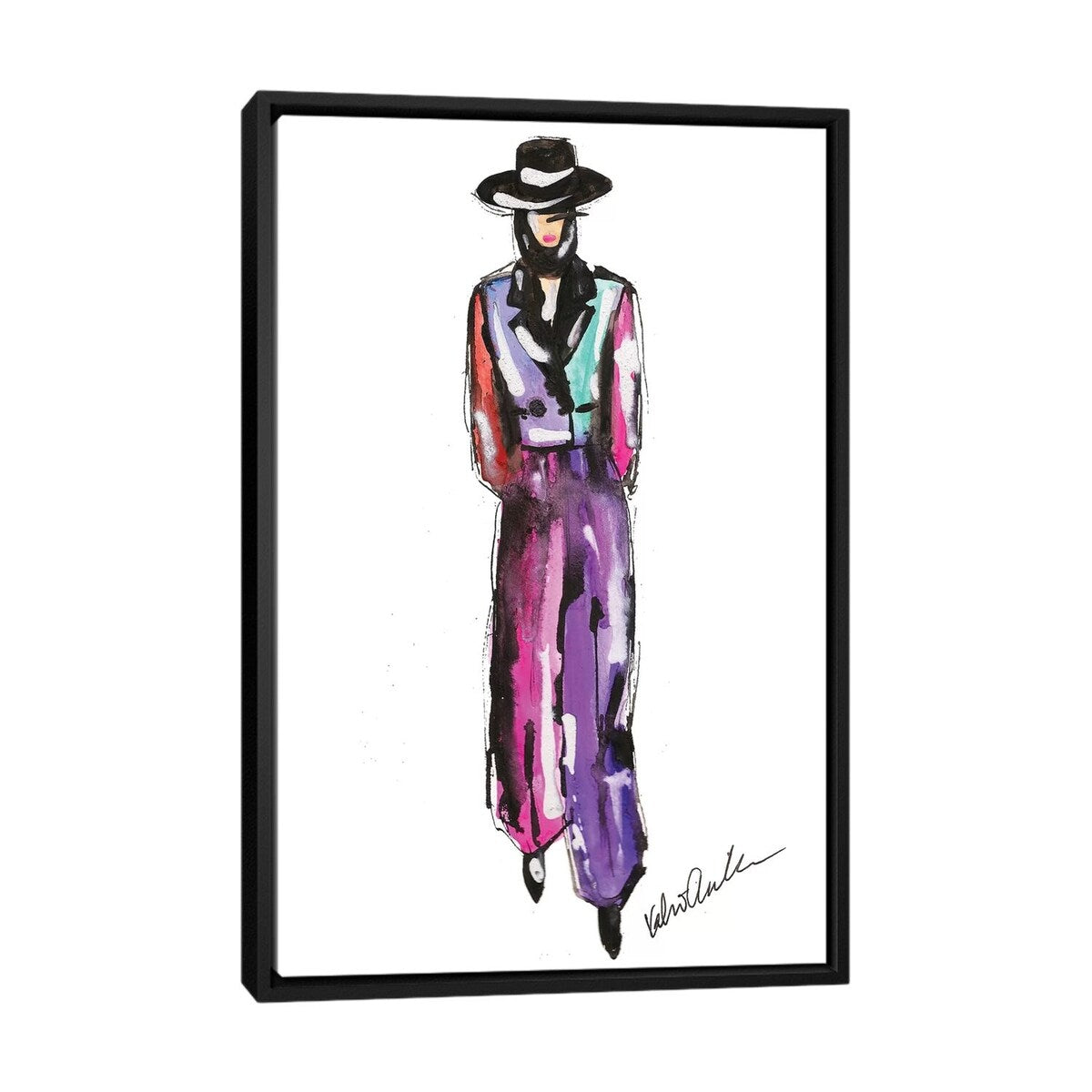 iCanvas "Marc Jacobs Fall 18 Colorblock" by Kahri Framed