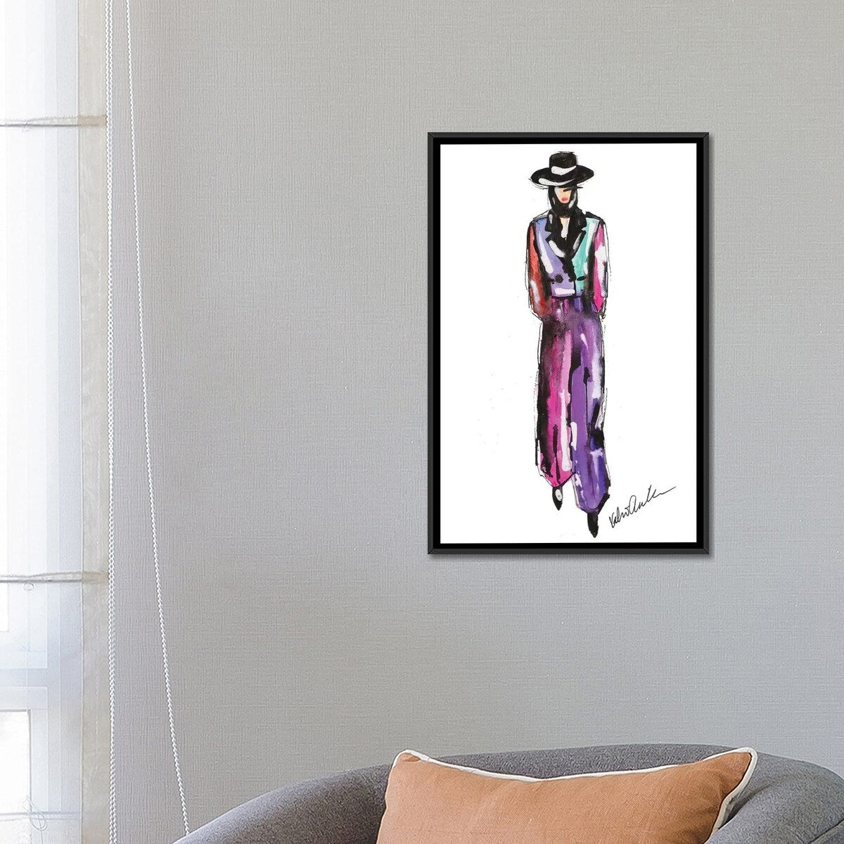 iCanvas "Marc Jacobs Fall 18 Colorblock" by Kahri Framed