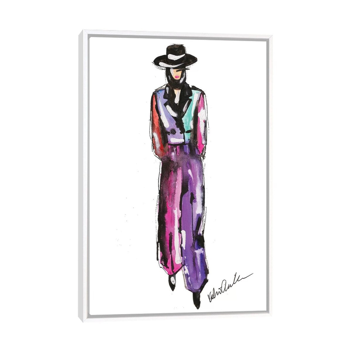 iCanvas "Marc Jacobs Fall 18 Colorblock" by Kahri Framed