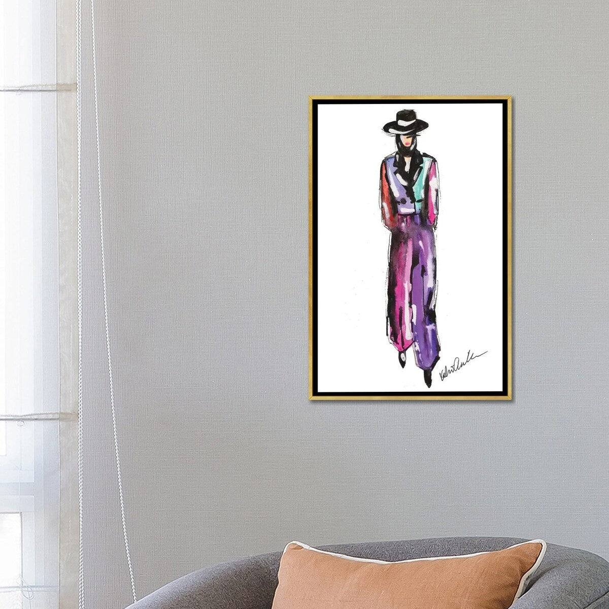 iCanvas "Marc Jacobs Fall 18 Colorblock" by Kahri Framed