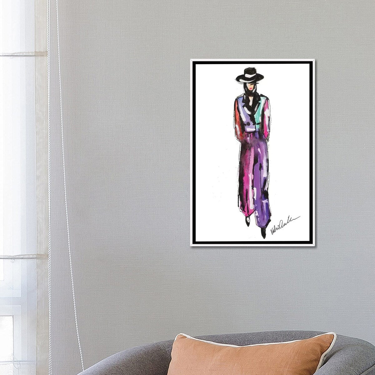 iCanvas "Marc Jacobs Fall 18 Colorblock" by Kahri Framed