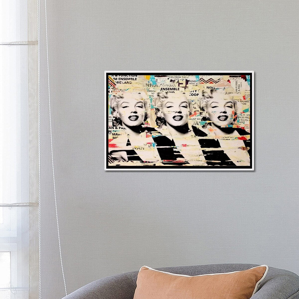 iCanvas "Marilyn, Marilyn, Marilyn" by Michiel Folkers Framed
