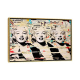 iCanvas "Marilyn, Marilyn, Marilyn" by Michiel Folkers Framed