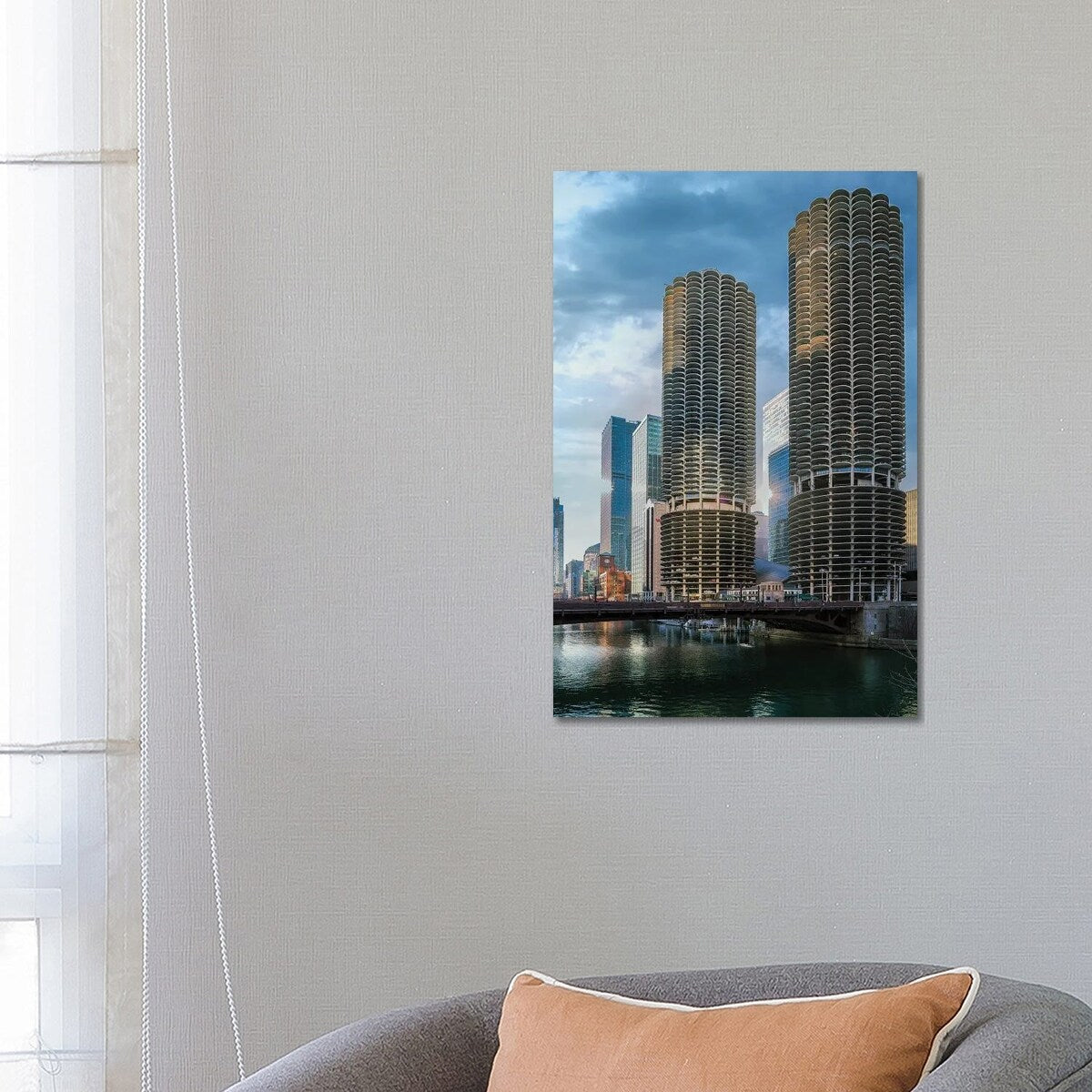 iCanvas "Marina Towers" by Matt Coglianese Canvas Print