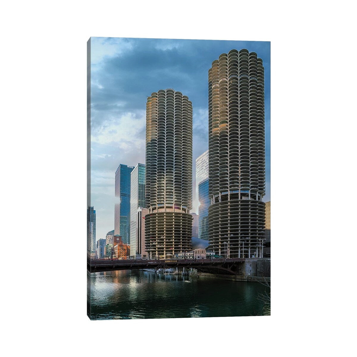 iCanvas "Marina Towers" by Matt Coglianese Canvas Print