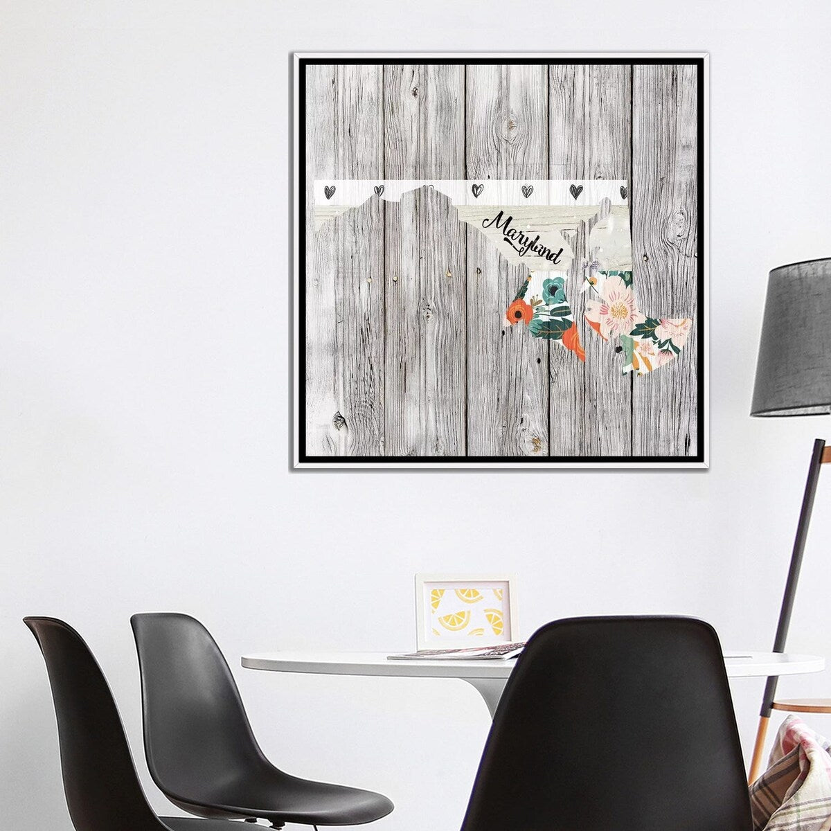iCanvas "Maryland" by Front Porch Pickins Framed Canvas Print
